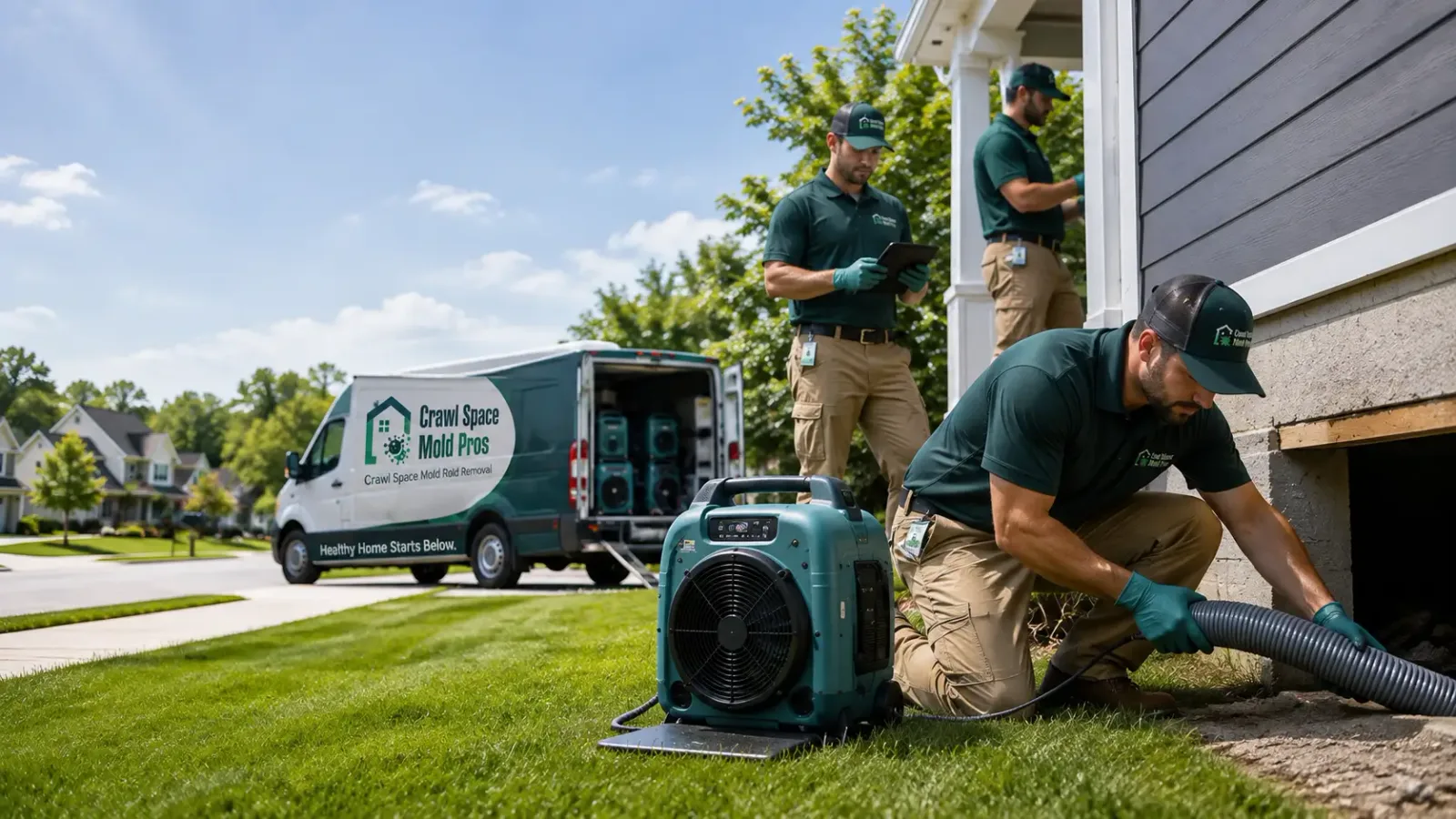 Crawl Space Mold Removal in Turner, MI